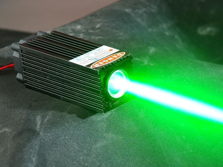 532nm 60mW Verde Módulo láser thick laser beam